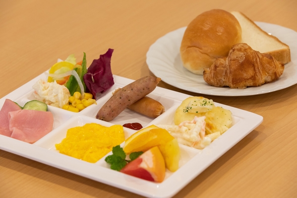 【平日限定プラン】　シングルの朝食無料プラン　和洋ビュッフェ
